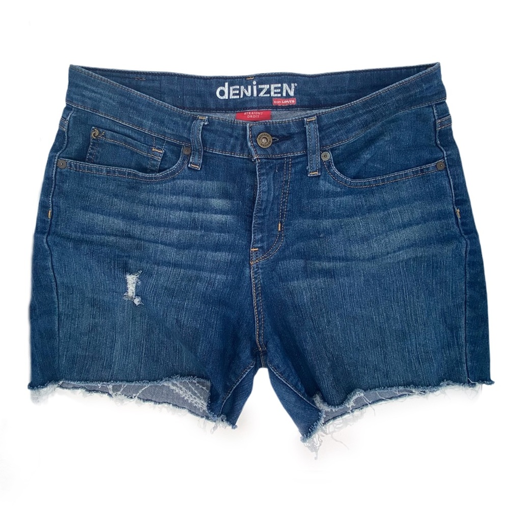 DENIZEN by Levi's Stretch Distressed Cutoff Shorts